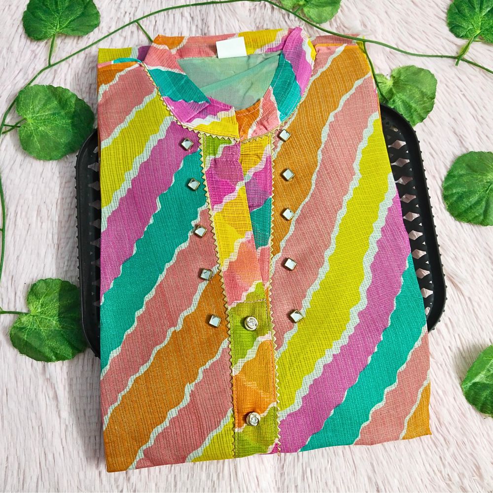 025 Multi color kurti ( Plus size)