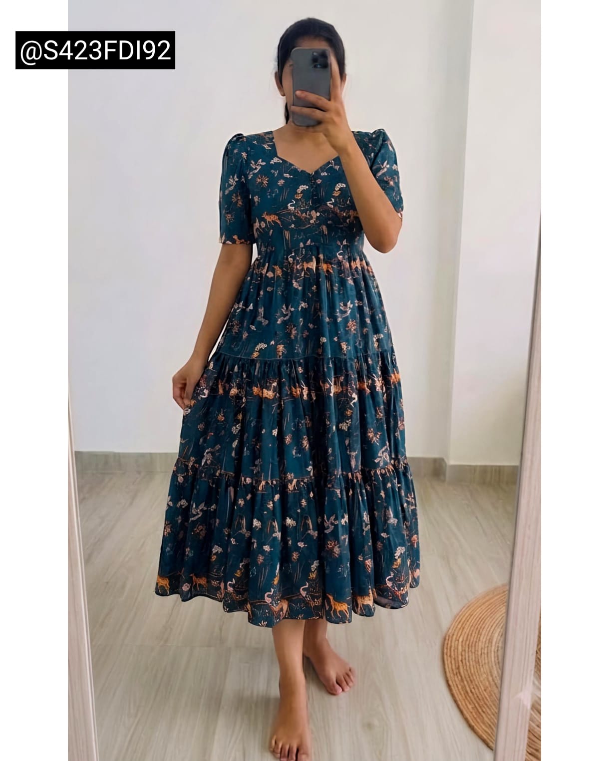 K0015 Muslin cotton gown