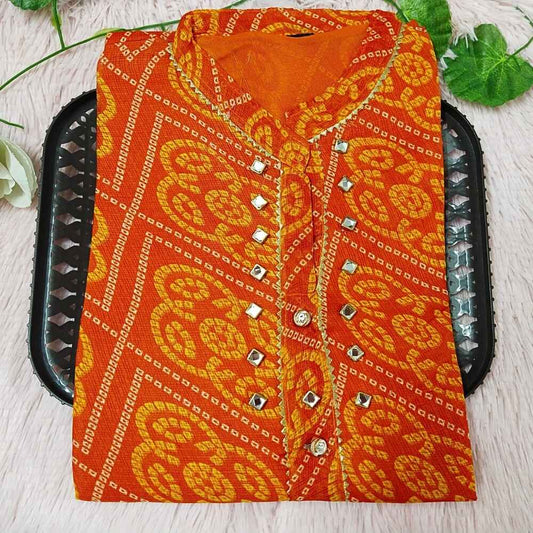 52 Orange Kurti