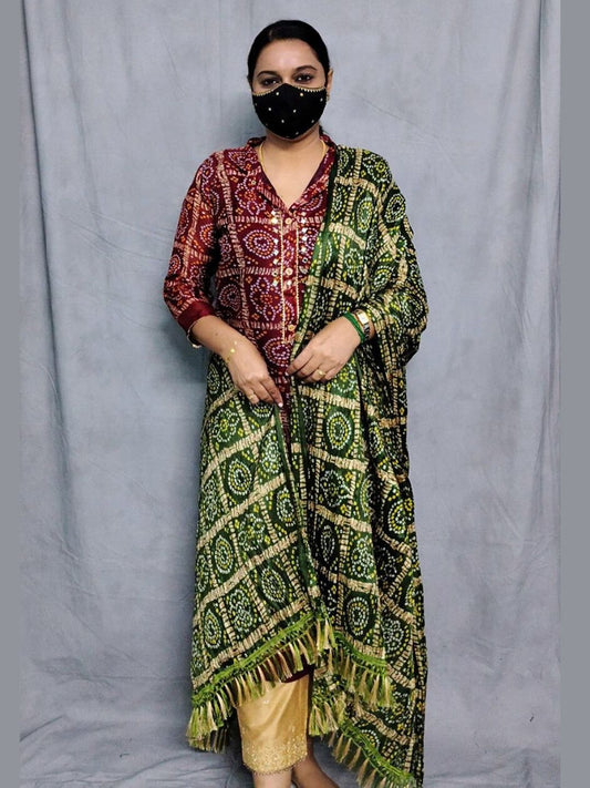 K0059 kurti Dupatta 2 piece set