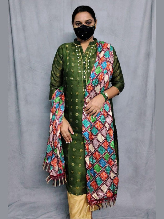 K0062  kurti Dupatta 2 piece set