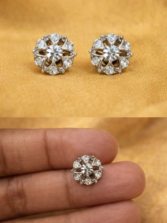 Z092 White Stone Earrings