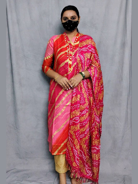 K0065 kurti Dupatta 2 piece set