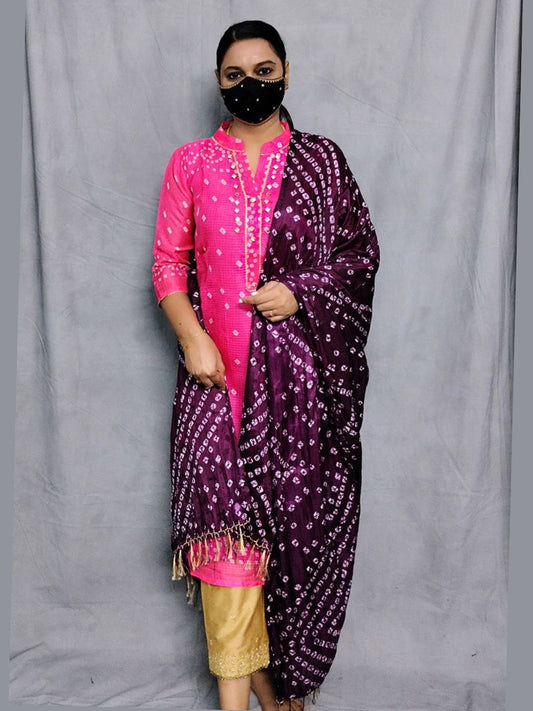 K0061 kurti Dupatta 2 piece set