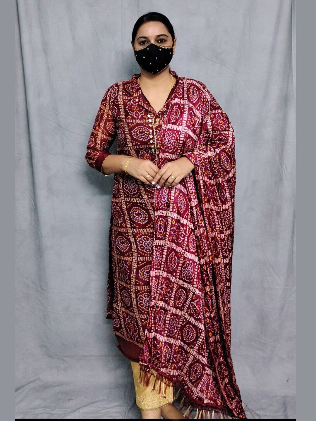 K0066 kurti Dupatta 2 piece set