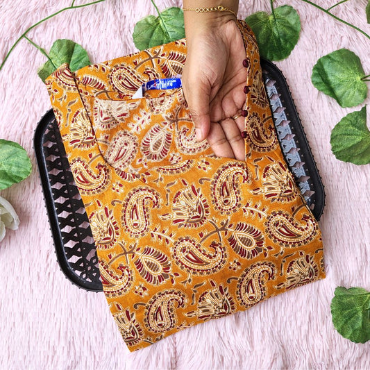 KL35010 kalamkari cotton kurti