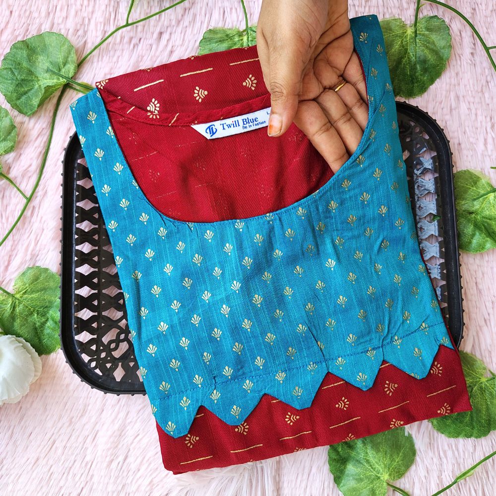 K0049 Raw silk kurti