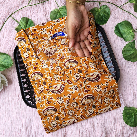 KL3509 kalamkari cotton kurti
