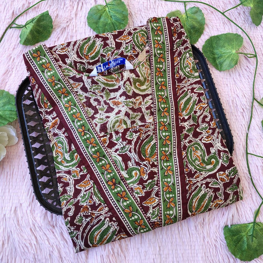 KL350 kalamkari cotton kurti