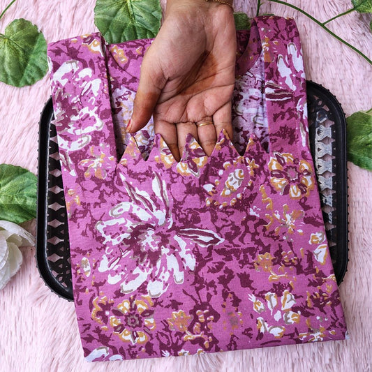 KL35029 Mauve pink kurti