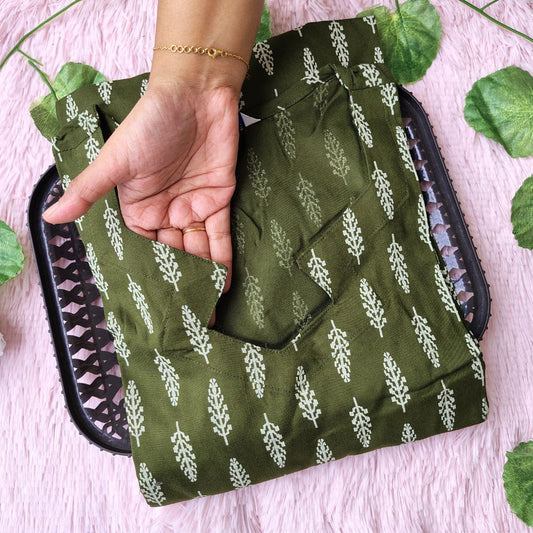 KL4504 Mehandi green kurti