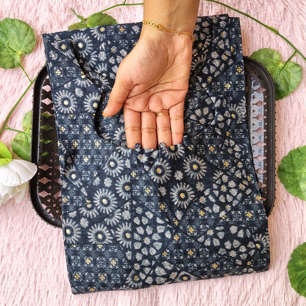 K0046 Linen silk kurti