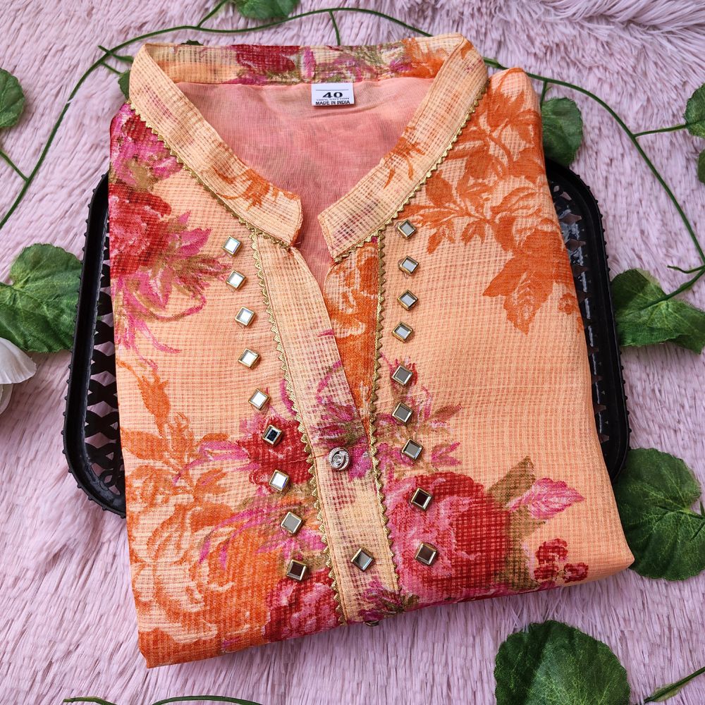 K0075 Floral kurti