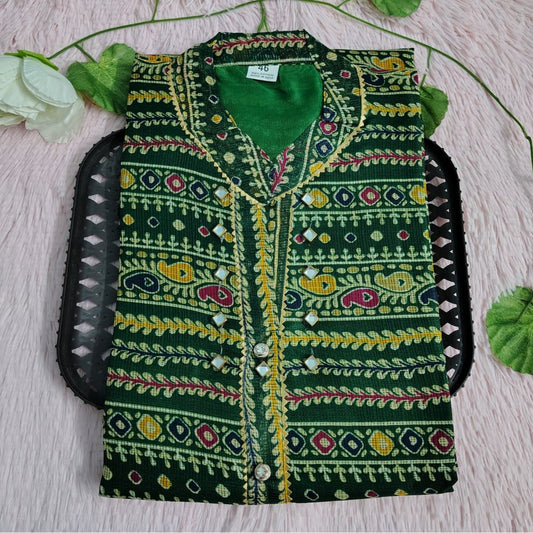 K11 Dark green kurti
