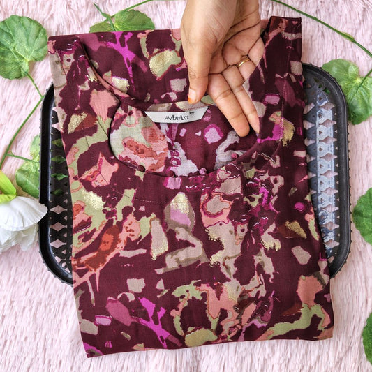 K0045 Linen silk kurti