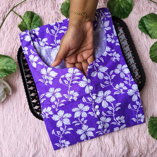 KL35015 kalamkari cotton kurti