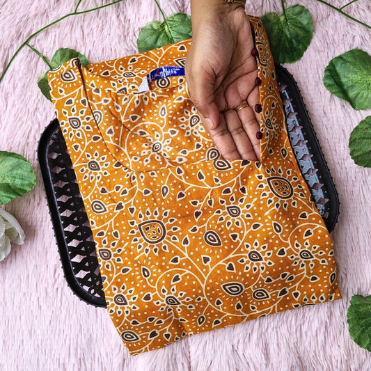 KL35014 kalamkari cotton kurti