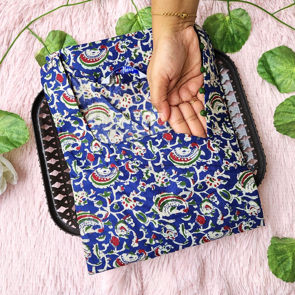 KL3501 kalamkari cotton kurti