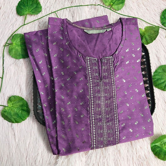 031 Grape wine color kurti