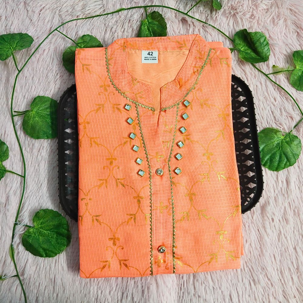 83 Orange Grand Kurti