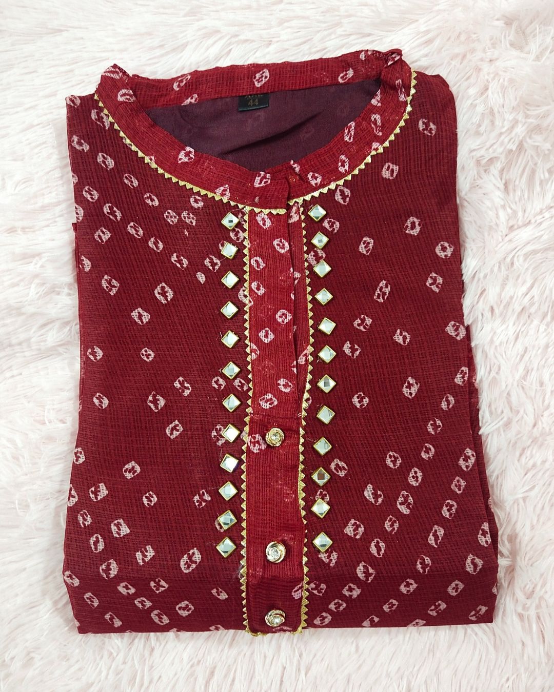 K73 Bandhini kurti