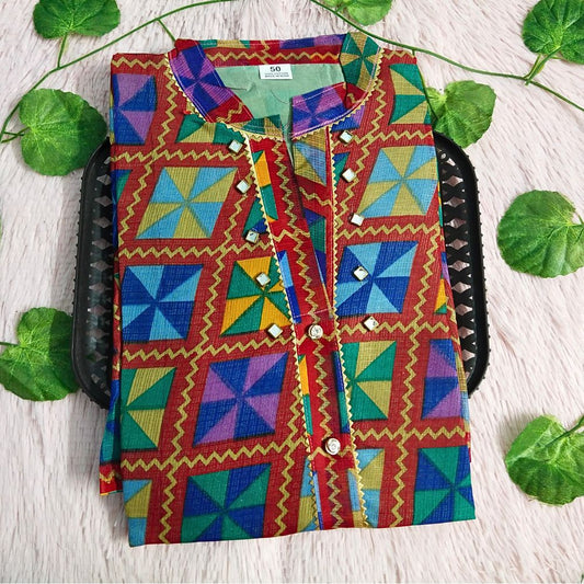 030 Multi kurti (plus size)