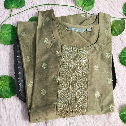 032 Rich gold kurti