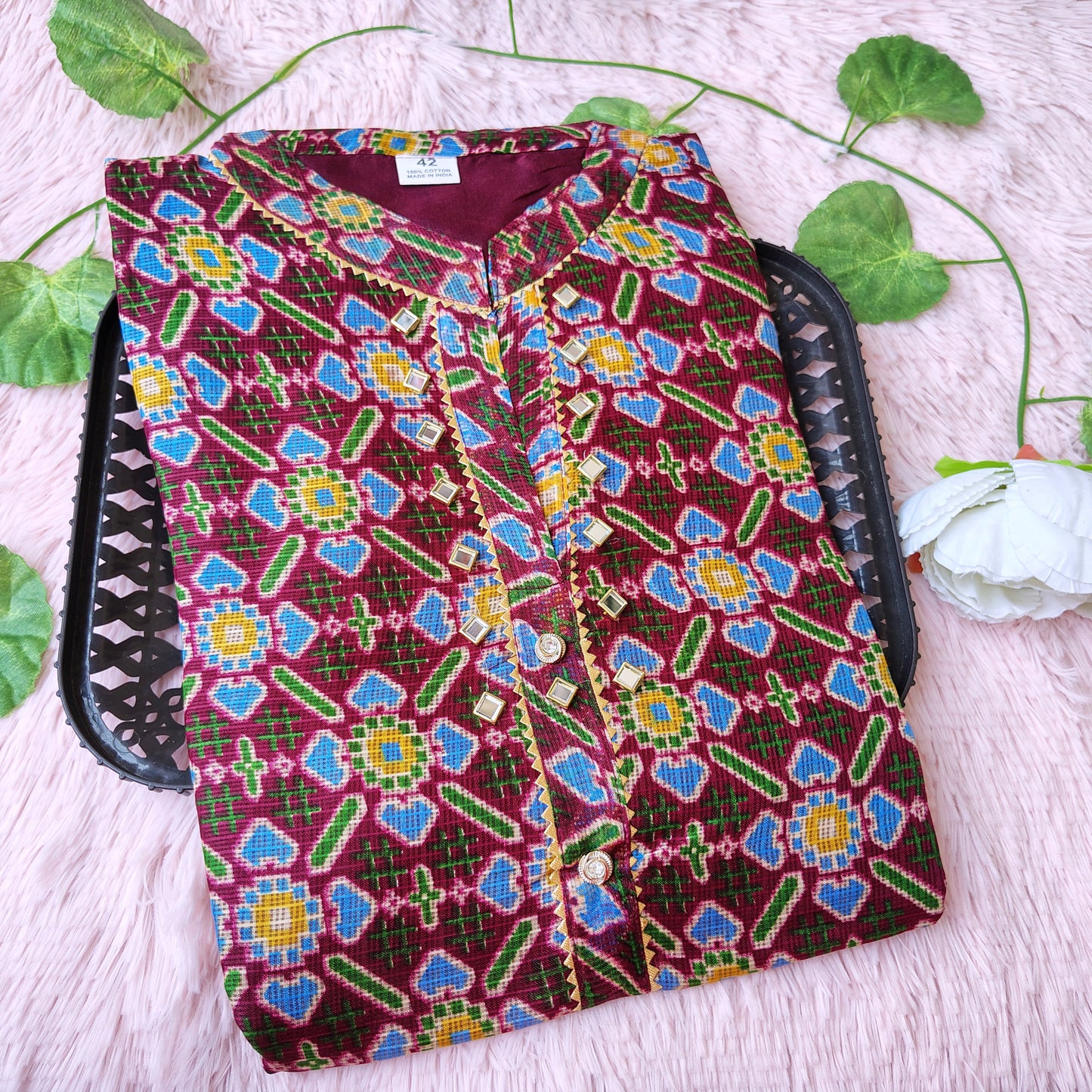 K0028 Coffee brown kurti