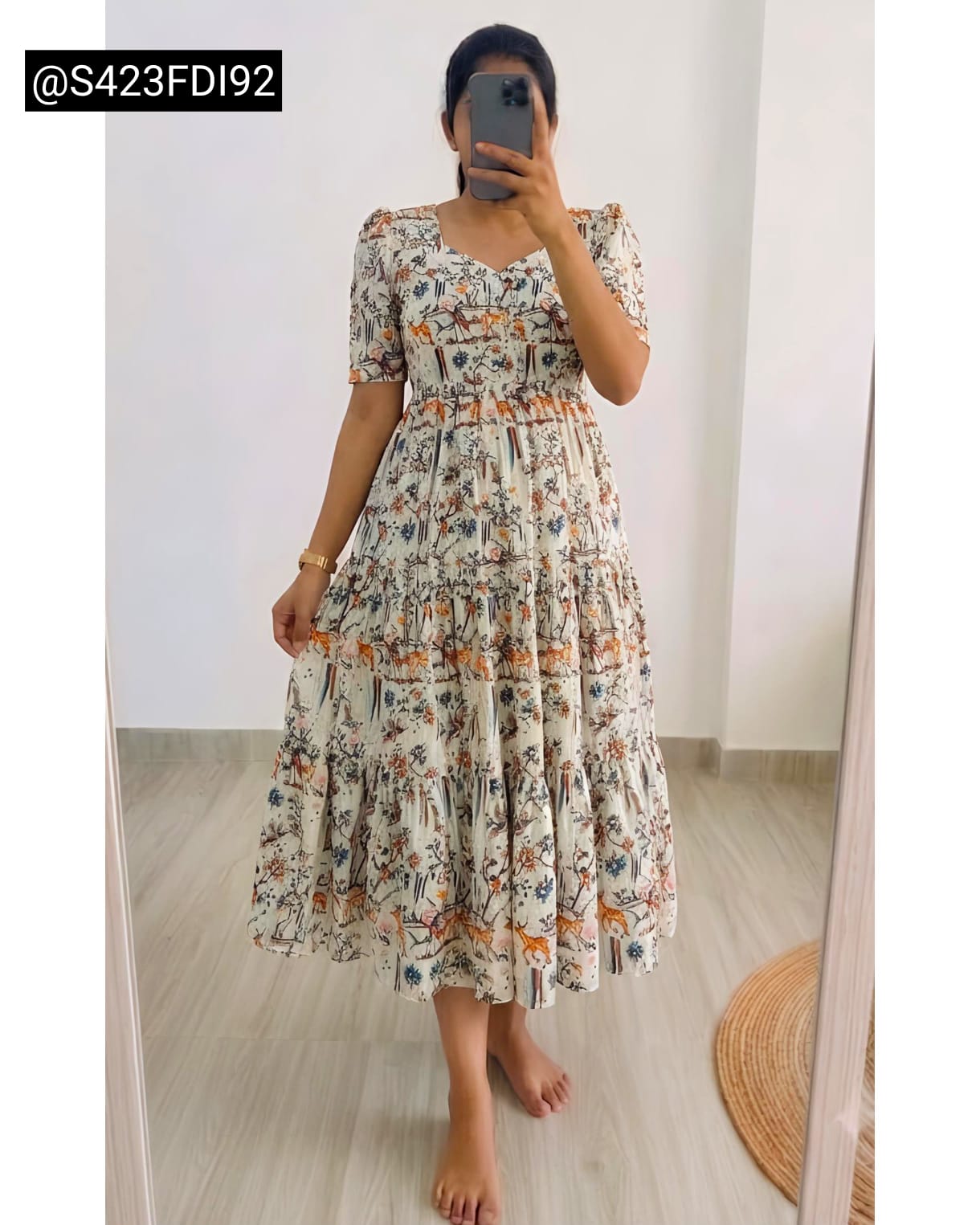 K0015 Muslin cotton gown