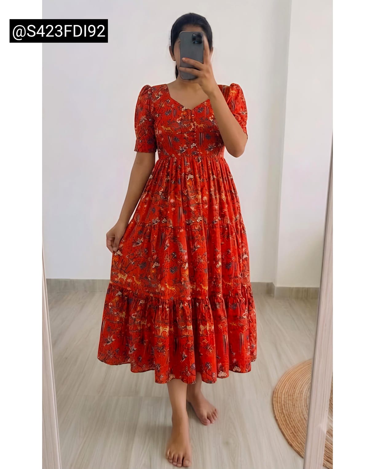 K0015 Muslin cotton gown
