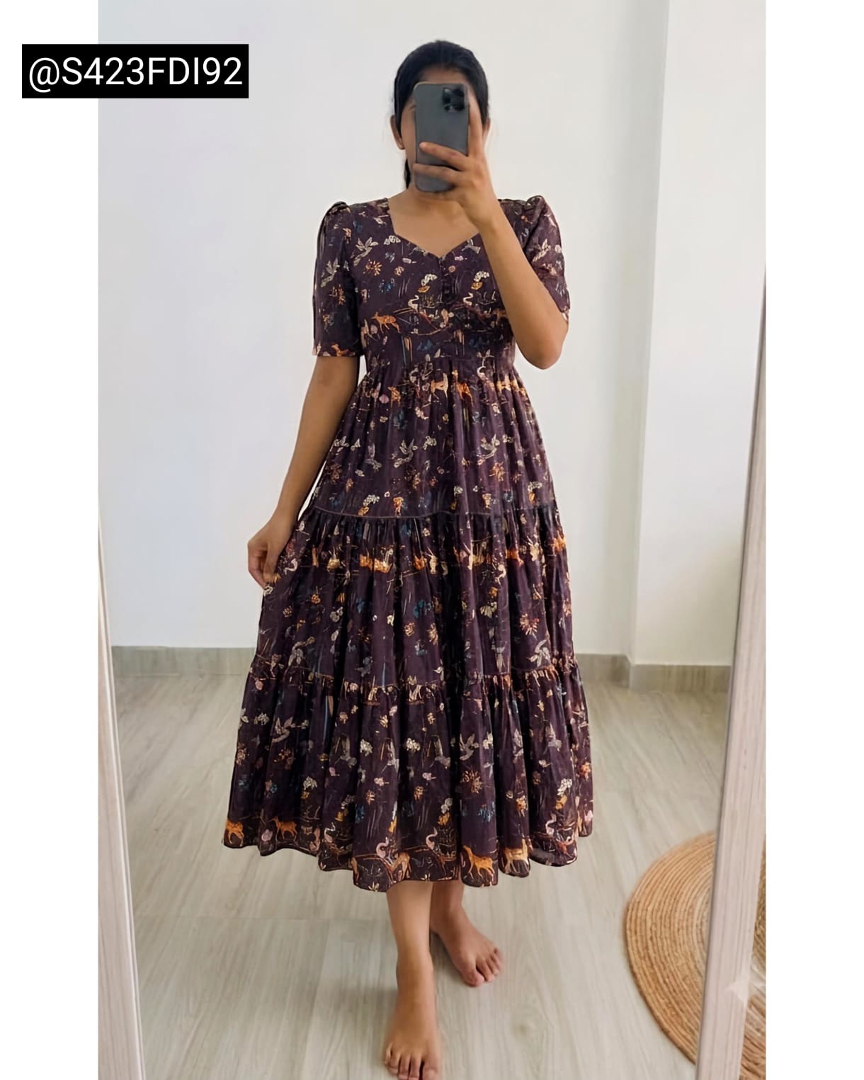 K0015 Muslin cotton gown