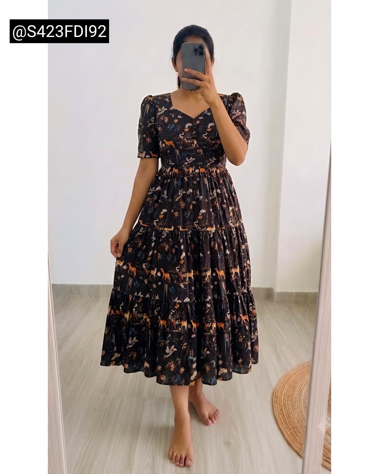 K0015 Muslin cotton gown